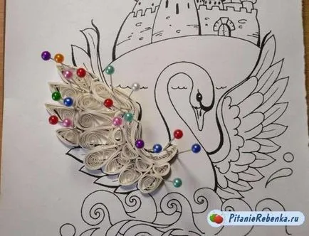 Swan papírból köze a kezét (do) Swan papírból csinálni saját kezűleg