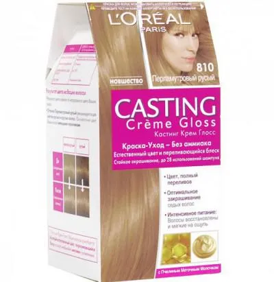 Loreal Casting krém fényes paletta, képek, vélemények