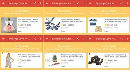 Átverés az aranyat AliExpress alkalmazás (arany) Átverés az aranyat AliExpress alkalmazás
