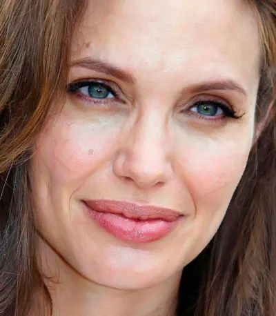 Smink Angelina Jolie - lépésről lépésre, fotó leckét, a film turista