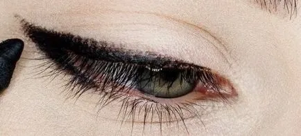 Smink kék szeme - Este Smokey Eyes, sötét és világos haj