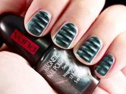 Mágneses körömlakk manikűr technikát létrehozásához mágneses (mágneses körömlakk manikűr technikát létrehozásához mágneses fotó video Avon golden rose nail art) Mágneses körömlakk és a technika létrehozására mágneses körömlakk