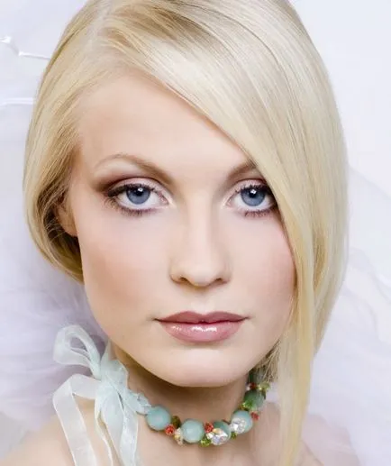 Smink kék szeme - Este Smokey Eyes, sötét és világos haj