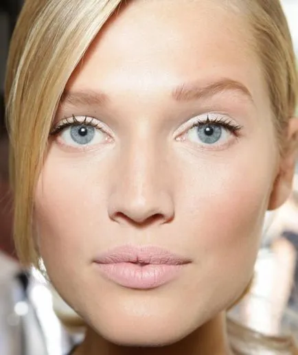 Smink kék szeme - Este Smokey Eyes, sötét és világos haj