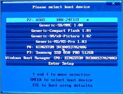 Hogyan tegye a boot az USB-meghajtó
