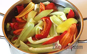A pácolt paprika télen - lépésről lépésre fotó recept (finom) A pácolt paprika télen - lépésről lépésre recept fotók