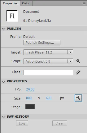 Méretezés a jelenetet, és annak tartalmát Flash CS6 (flash) Méretezés a jelenetet, és annak tartalmát flash CS6