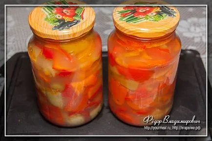 A pácolt paprika, házi receptek (víz) A pácolt paprika, házi receptek