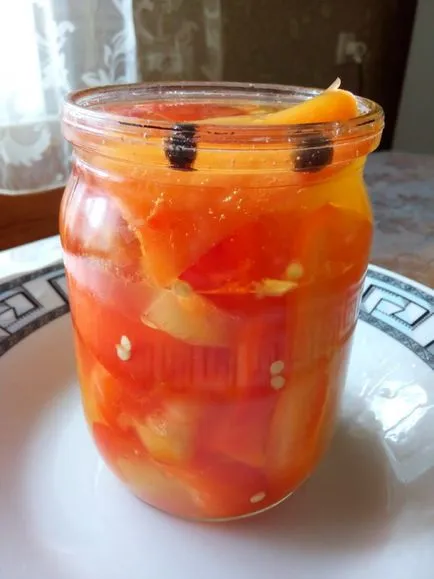 Ecetes paprika télen sterilizálás nélküli - mind paprika pácolt téli (pácolt) Ecetes paprika a téli sterilizálás nélküli - hogyan savanyú paprika a téli,