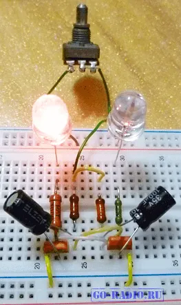 Villogó LED