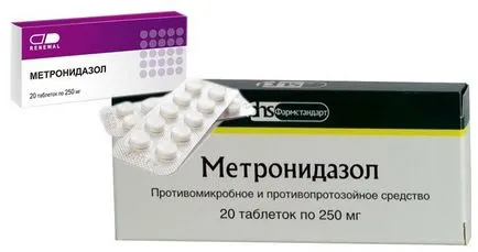 Metronidazol hólyaggyulladás, hogyan kell - evés előtt vagy után, milyen mellékhatásai lehetnek