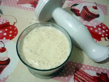 Milkshake turmixgépben nélkül jégkrém (koktél) Turmix egy turmixgépben nélkül fagylalt