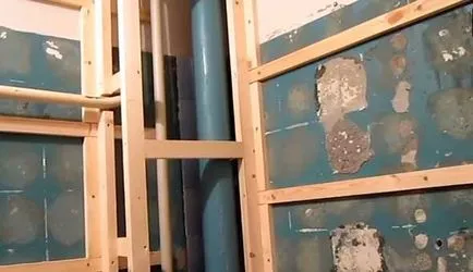 Szerelése falpanelek PVC a fürdőszobában