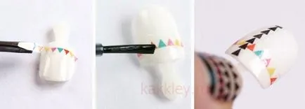 Matricák a körmökre - hogyan ragasztó fotók és videók