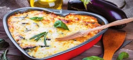 Moussaka görög padlizsán - receptek burgonya, darált hús, cukkini és besamel mártással (padlizsán) Moussaka görög padlizsán - receptek burgonya, darált hús, cukkini és besamel mártással