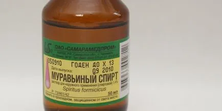 Ant spirt- útmutató gyulladáscsökkentő szer, az ár és az értékelés előkészítése