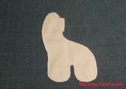 Puha játékok készült ruhát kezével - vicces zsiráfok