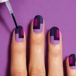 Nails zakó a kép, köröm design burkolat egy minta