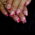 Nails zakó a kép, köröm design burkolat egy minta