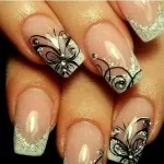 Nails zakó a kép, köröm design burkolat egy minta