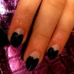 Nails zakó a kép, köröm design burkolat egy minta