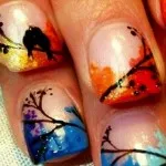Nails zakó a kép, köröm design burkolat egy minta