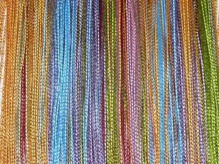 Cotton függönyök belsejében a kötelet függöny Keys saját kezűleg - az életem