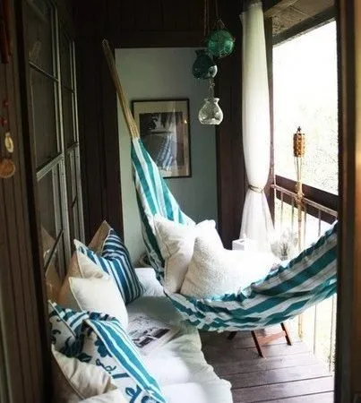 Új élet a balkon szokatlan ötletek javításra
