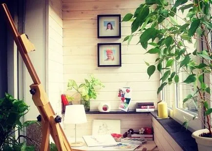 Új élet a balkon szokatlan ötletek javításra