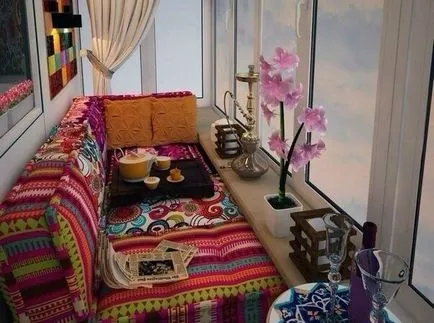 Új élet a balkon szokatlan ötletek javításra