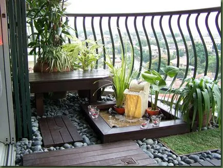 Új élet a balkon szokatlan ötletek javításra