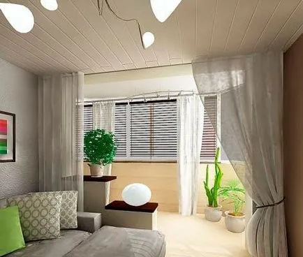 Új élet a balkon szokatlan ötletek javításra