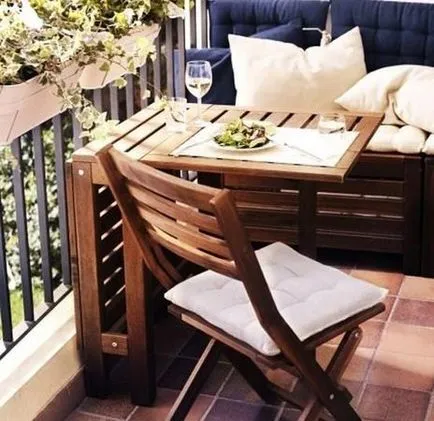 Új élet a balkon szokatlan ötletek javításra
