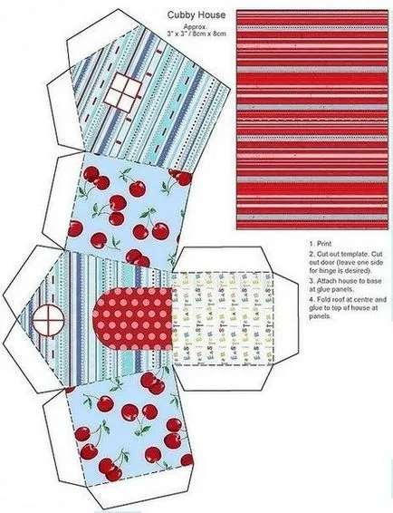 Új év dobozok kezüket - 50 sablonokat és fotó