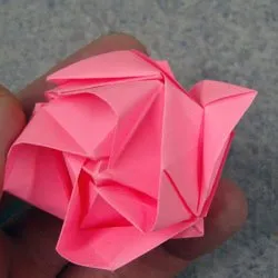 Origami Rose rendszer varázsló lépésről lépésre osztály és egy oktatóvideót (lépésről lépésre) Origami Rose rendszer varázsló lépésről lépésre osztály és oktatóvideók
