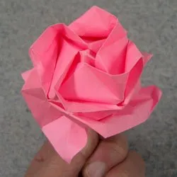 Origami Rose rendszer varázsló lépésről lépésre osztály és oktatóvideók (rózsa) Origami Rose rendszer varázsló lépésről lépésre osztály és oktatóvideók