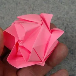 Origami Rose rendszer varázsló lépésről lépésre osztály és oktatóvideók (rózsa) Origami Rose rendszer varázsló lépésről lépésre osztály és oktatóvideók