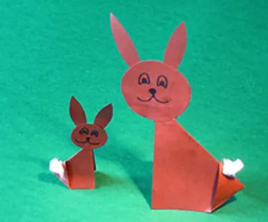 origami nyuszi