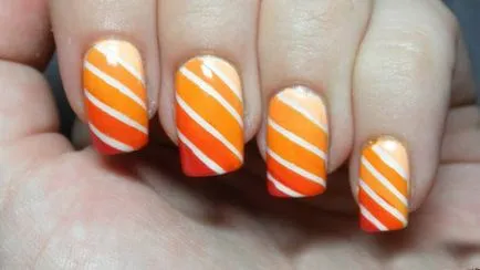 Orange manikűr, 40 fotó érdekes ötlet (narancssárga) Orange manikűr, 40 fotó érdekes ötlet