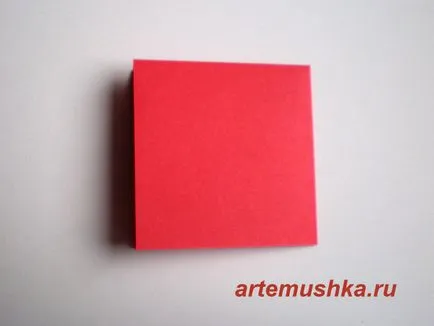 Origami papír rózsa cvoimi kezét rendszer orosz Kezdőknek