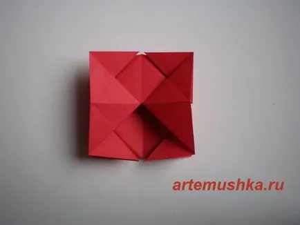 Origami papír rózsa cvoimi kezét rendszer orosz Kezdőknek