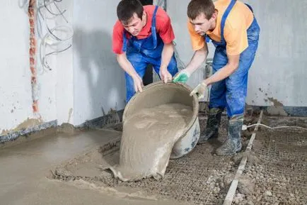 Basis „(önterülő padló) jellege, az áramlási, értékelés