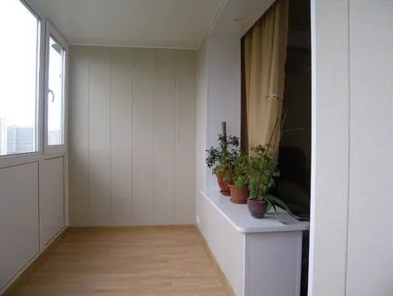 Fejezd be a loggia műanyag panelek erkély kezét, lépésről lépésre a bőrön, és videó
