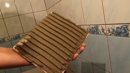 Csempe a fürdőszobában leesett mint paszta és hogyan kell helyesen (csempe) Csempe a fürdőszobában leesett mint paszta és hogyan