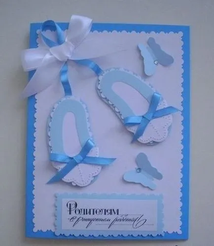 Card kezével újszülött