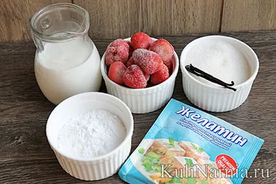 Panna cotta klasszikus recept egy fotó