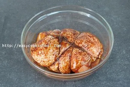 Pastorma csirkemellet a sütőben egy lépésről lépésre recept egyszerű receptek