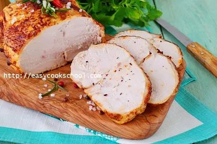 Pastorma csirkemellet a sütőben egy lépésről lépésre recept egyszerű receptek