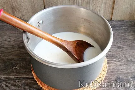 Panna cotta klasszikus recept egy fotó