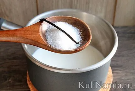 Panna cotta klasszikus recept egy fotó